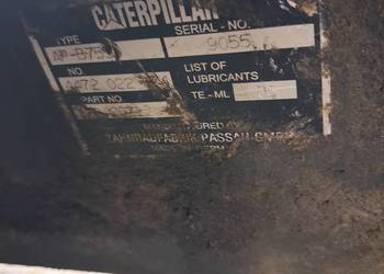 Koparka cat m315 zwolnica zwrotnica most AP B755