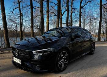 Mercedes cla180 shooting break 2024r 17tkm jak nowy AMG night pakiet