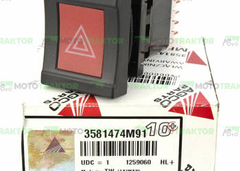 WŁĄCZNIK ŚWIATEŁ AWARYJNYCH MASSEY FERGUSON 3581474M91