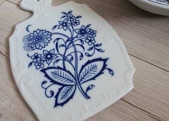 Porcelanowa deseczka wzór cebulowy REZERWACJA