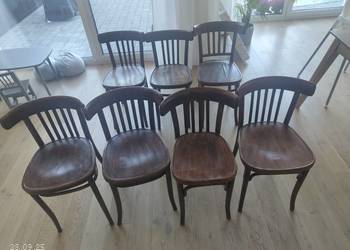 Krzesła thonet 7 sztuk różne modele