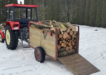 Przyczepa jedno osiowa do ciągnika