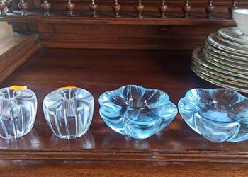 Świeczniki autorstwa Svena Palmqvista. Orrefors. Sweden.