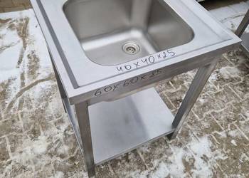 Zlew Gastronomiczny Z Półką 1 Komorowy 60/60/85