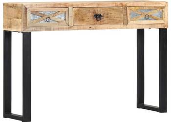 Stolik typu konsola, 110x30x76 cm, lite drewno mango(SKU282761)