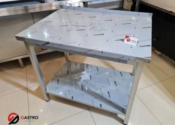 Stół gastronomiczny spawany z półką 800x600x850