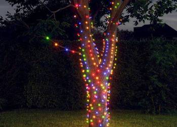 vidaXL Solarne lampki dekoracyjne, 5 szt., 5x200 LED, kolorowe（SKU:328954）