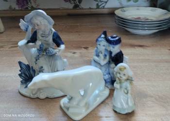 Figurki porcelanowe 4 szt całość kolekcji sprzedam