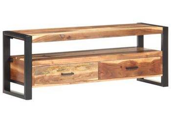 Szafka pod TV, 120x35x45 cm, drewno z miodowym wykończeniem(321551)