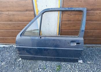 Drzwi lewy przód VW Golf 2 zielona żagiel 3D