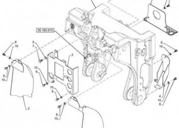 New Holland T6090 T6070 Wspornik 84472897