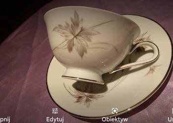 Stara duża filiżanka porcelana Heinrich Selb Bavaria biel