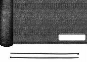 COOL AREA osłona ogrodzenia 1x25m, odporna na rozdarcie, ciemny szary K728