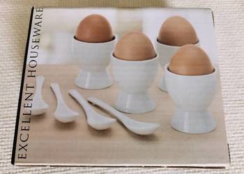 Excellent Houseware 8-częściowy komplet stojaczków na jajka