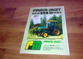 FARM-MOT 250D prospekt FAR MOT FARM MOT Farmot Farmmot Far-mot części