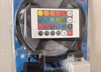 Taśma LED RGB 5m – Kompletny Zestaw + Pilot + Zasilacz