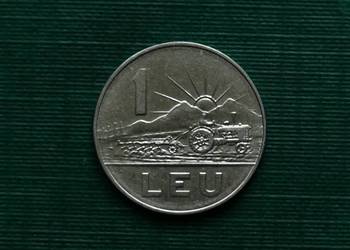 RUMUNIA - 1 lej, 1966r