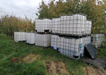 Zbiornik 1000l, mauzer, na deszczówkę, po spożywce