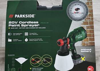 Parkside Pistolet do malowania akumulatorowy 20V PFSA 20-LI B2