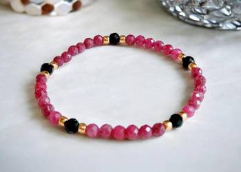 Bransoletka z Rubinu i Turmalinu