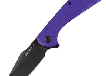 Nóż składany Sencut Actium Purple G10, Black Stonewashed D2 (SA02D)