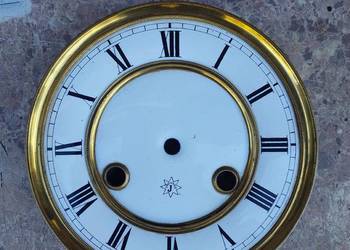 734 Tarcza starego zegara Junghans 14,5cm 56,5/32 tzw porcelanka