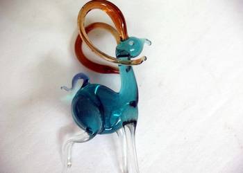 Kozioł - Gazela - Rogacz - Rzadko spotykana Figura - Murano