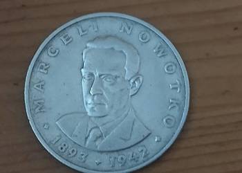 Moneta 20 zł 1976 bzm M.Nowotko