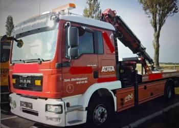 Laweta Pomoc drogowa Dźwig Platforma hydraulic MAN TGM 15.290 , 2009 r.