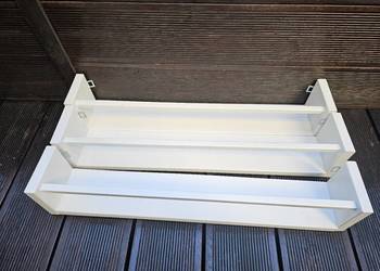 3 szt półki ścienne styl skandynawski 70 cm