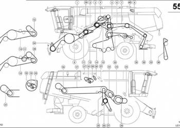 Claas Lexion 580 ŁAŃCUCH 0007587100 (Elementy napędu)