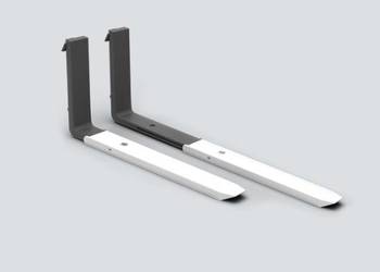 Widły wysuwane, ze zintegrowanymi przedłużkami 120cm -- 200cm, 3A 3500kg