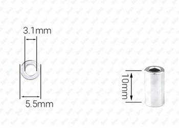 M3X10 DYSTANS ALUMINIOWY TULEJKA 3D DRUKARKA DYSTANS BEZ GWINTU V-SLOT