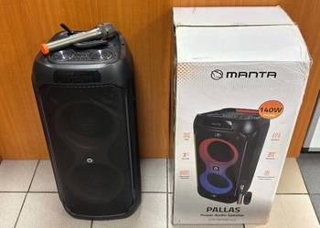 Głośnik Power Audio Manta SPK0805B140 Pallas 140W BT Karaoke Mikrofon