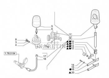 New Holland T6010 Wspornik 87621041