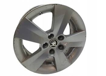 FELGA ALUMINIOWA R15 5X100 ET38 OC57MM 6JX15H2 5JA601025L VW SKODA
