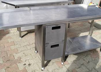 Stół gastronomiczny z szufladami 190x60x85