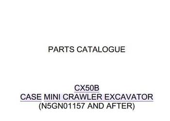 Case CX50B katalog części zamiennych PL koparka