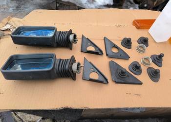 Polonez lusterko  lewe Cromodora kompletne zestaw zaślepki mocowania