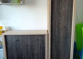 Pilne! Meble do salonu, pokoju, zestaw komoda, słupek, biurko