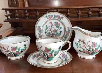 Filiżanka z talerzykiem deserowym. DUCHESS. Made in England.  Śliczna.  Cen