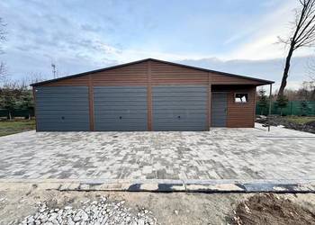 Garaż Blaszany drewnopodobny 12x6 producent 12x7 11x6 10x6 8x10 6x10 6x15