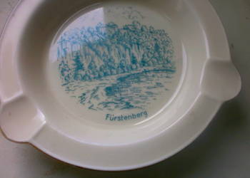 FURSTENBERG porcelana popielniczka