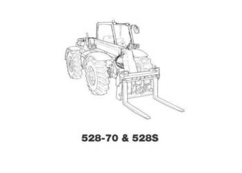 JCB 528-70, 528S, 528 ładowarka instrukcja operatora DTR