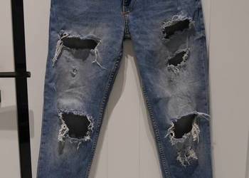 Zara świetne spodnie z dziurami 34 XS
