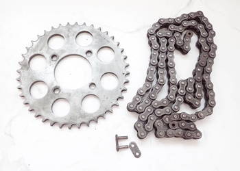 Łańcuch Zębatka Tył Kawasaki KZ 440 Ltd 80-92r Cruiser Cafe Racer Scrambler