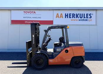Spalinowy wózek widłowy DIESEL Toyota Tonero 52-8FD50F | NOWY 2026
