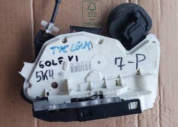 Zamek drzwi lewy tył VW GOLF VI  7-PIN