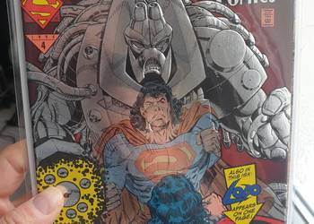 Superman in Action Comics - komiks DC USA Lobo!