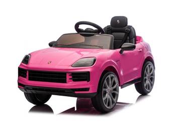 Porsche Cayenne – Różowy Samochód Elektryczny dla Dzieci – 12V, 2x45W, Pilo